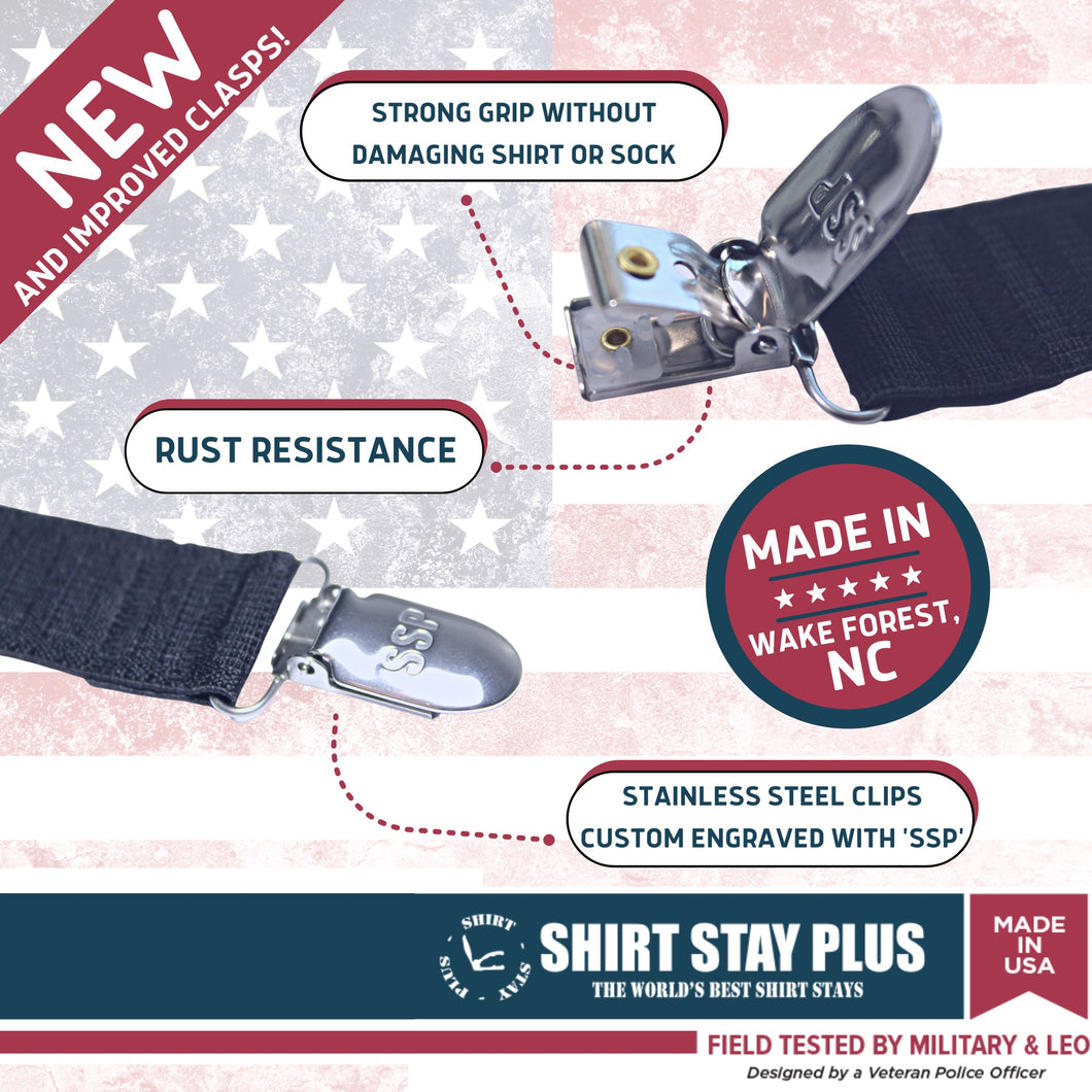 Shirt Stay Plus ® Grip Clip Socks (3-pairs) - Select Series